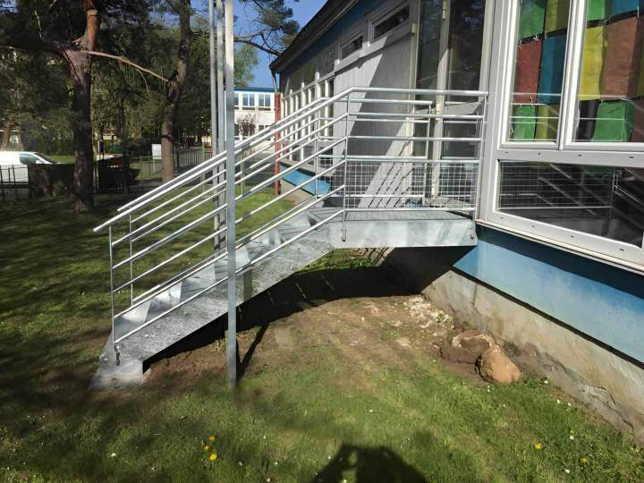 Escaliers métalliques Stains