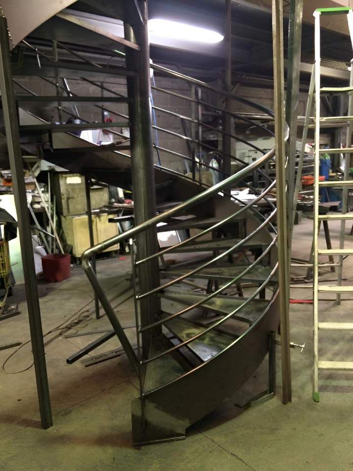 Escaliers métalliques Stains